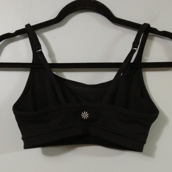 Athleta Black Women's Intimate Sports Bra W/Removable Pads Size S #1242 - Picture 2 of 11